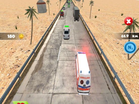 Ambulance Highway Traffic Racer screenshot 3
