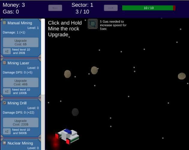 Space Idle Miner
