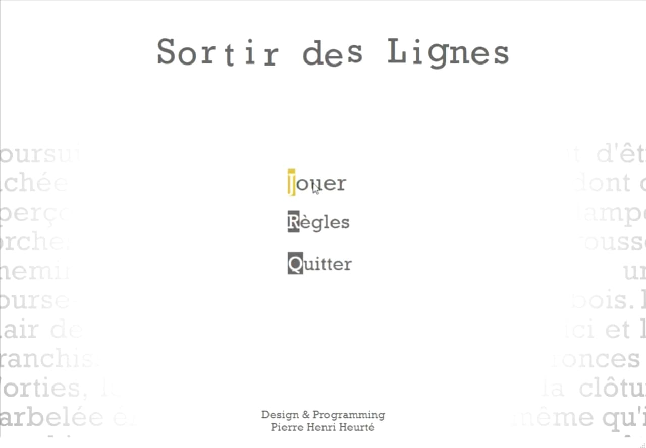 Sortir des Lignes