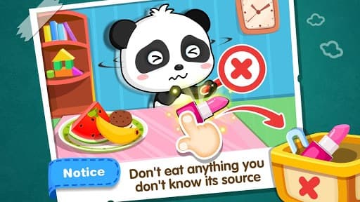 Baby Panda Safety – Learn Childs Safe Tips screenshot 3
