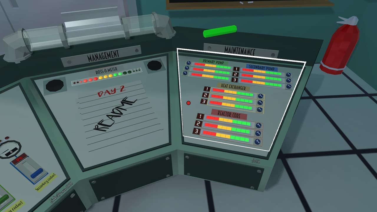 Nuclear power plant simulator screenshot 6