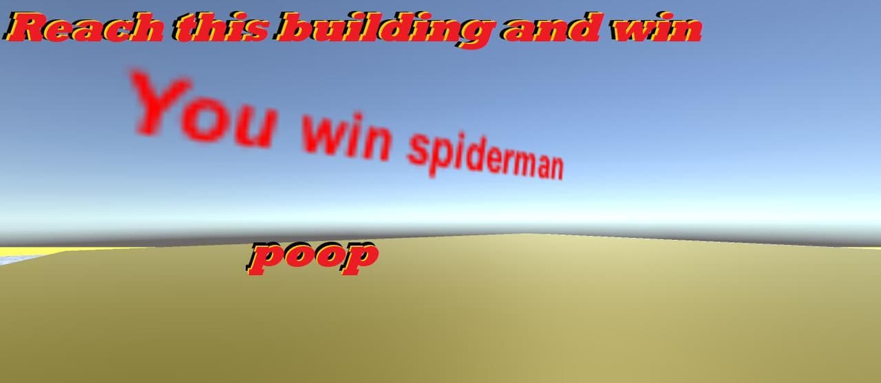 Spiderbean in a normal day (my first unity game)