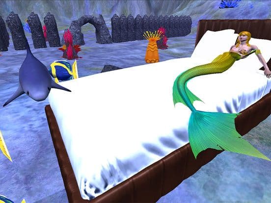 VR Chase Little Flappy Underwater Mermaid