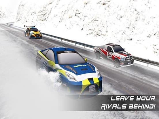 Snow Hill Climb Car Racing screenshot 2