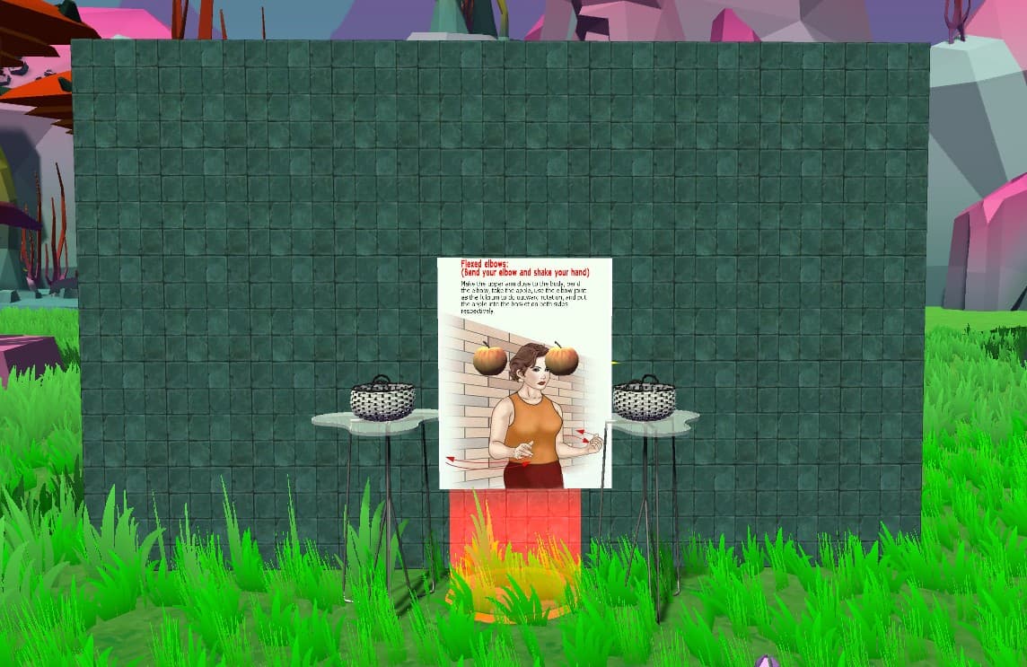 VR health care (shoulder joint exercise): Apple Grove Picking Games screenshot 6
