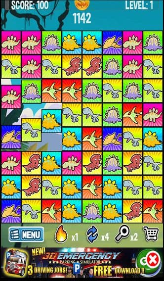 Dino Thunder Game: Match the Dinosaurs