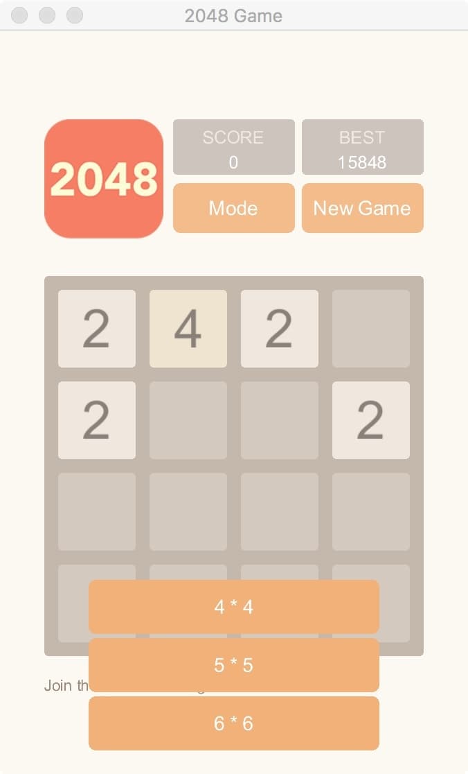 The 2048 Game screenshot 2