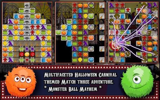 Halloween Drops 3 - Match three puzzle screenshot 2