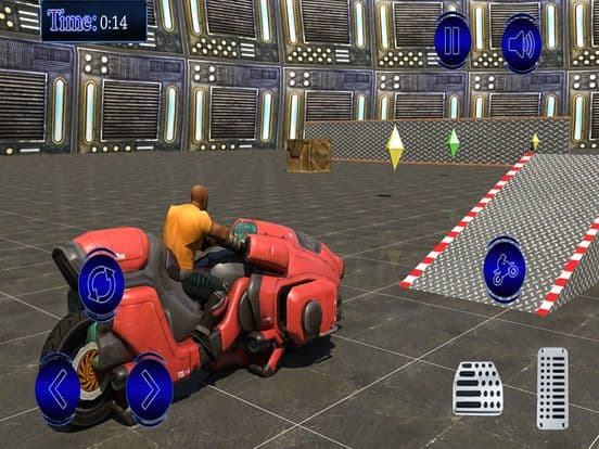 Superhumans Hoverbike Stunt screenshot 4