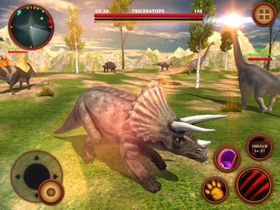 Triceratops Simulator: Real Dinosaurs Survival 3D screenshot 3