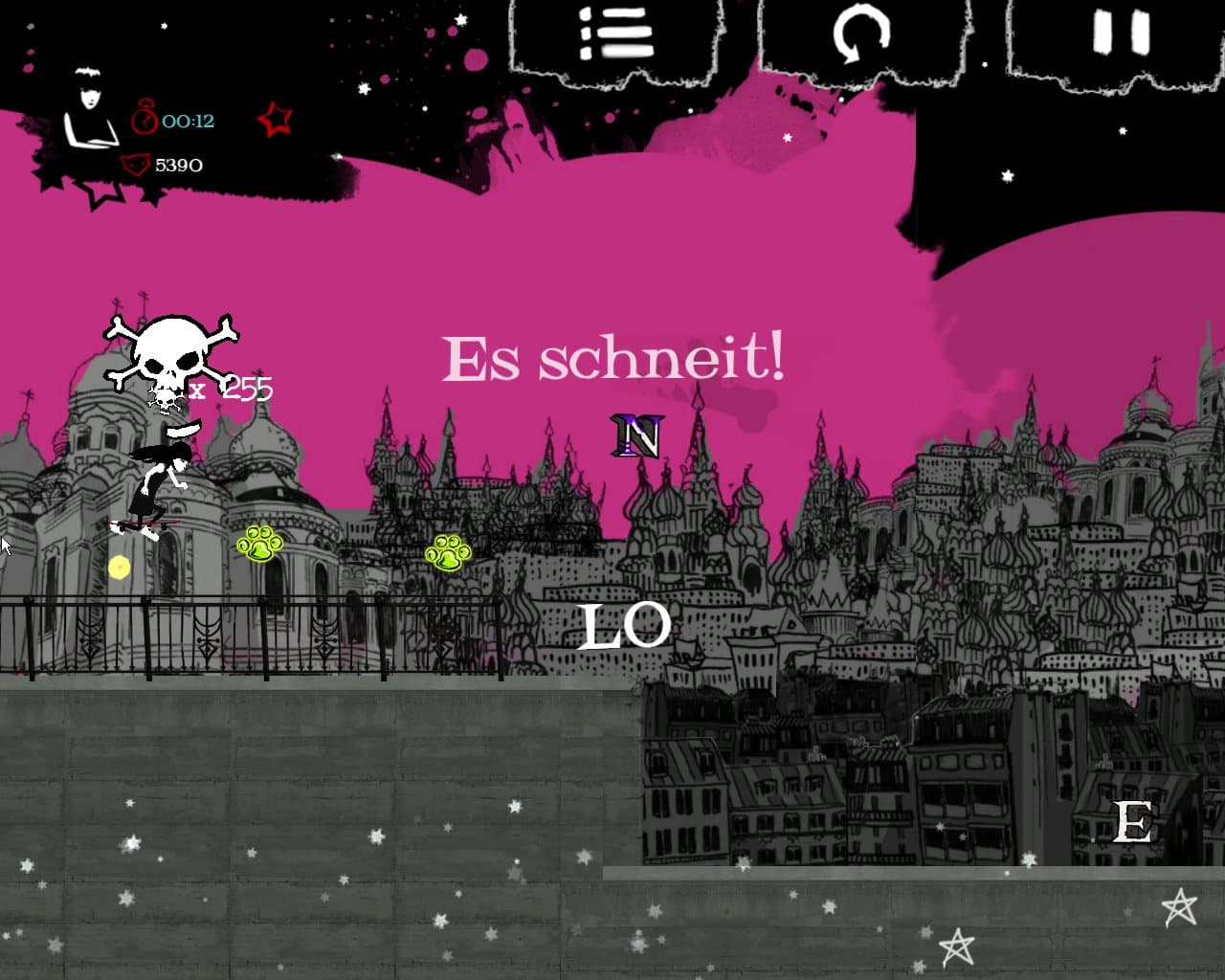 Emily the Strange: Skate Strange screenshot 2