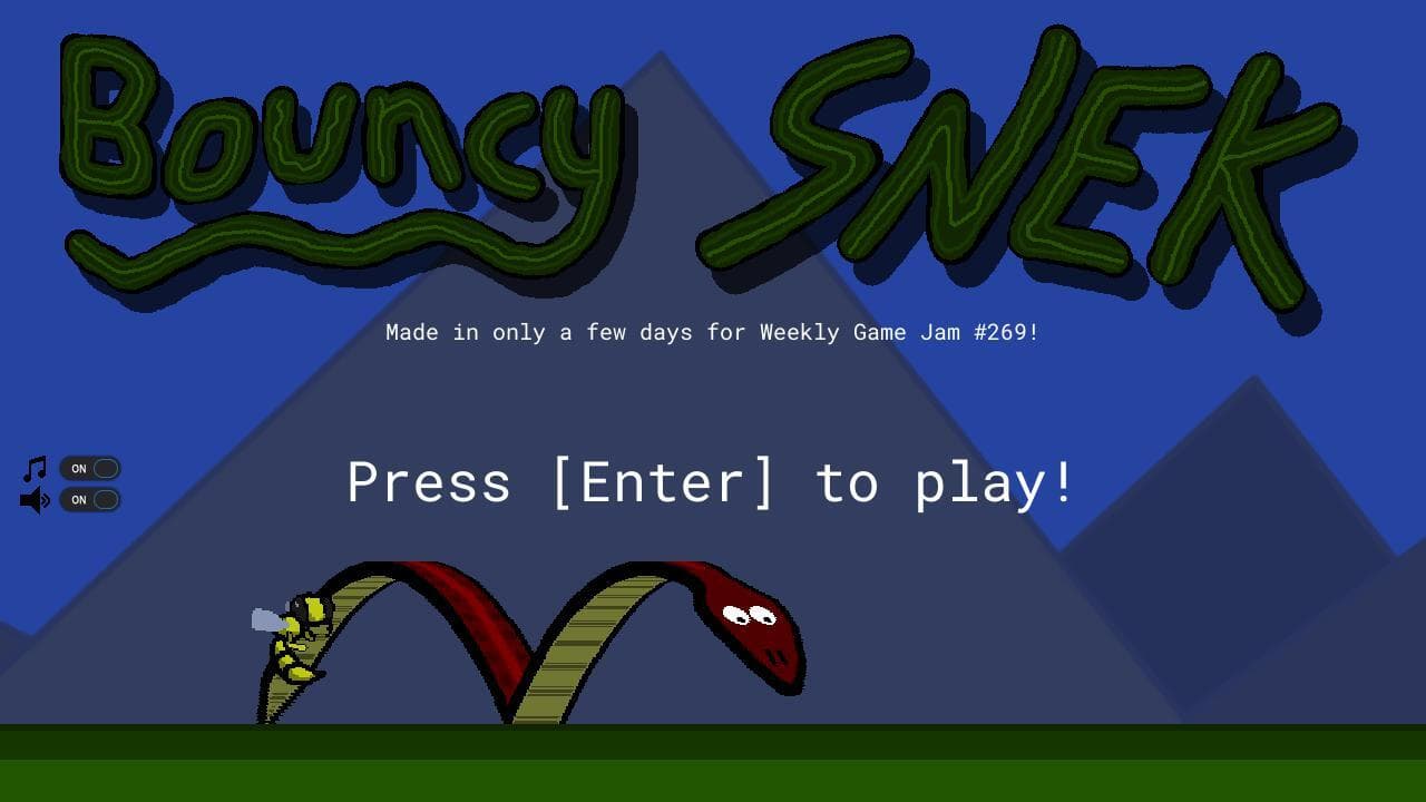 Bouncy Snek screenshot 2