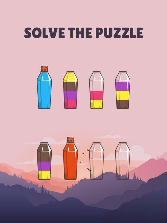 Cups - Water Sort Puzzle screenshot 3