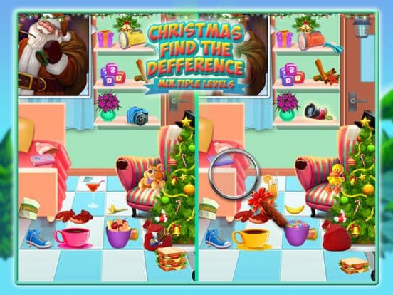 Christmas Find The Difference Multiple Levels screenshot 2
