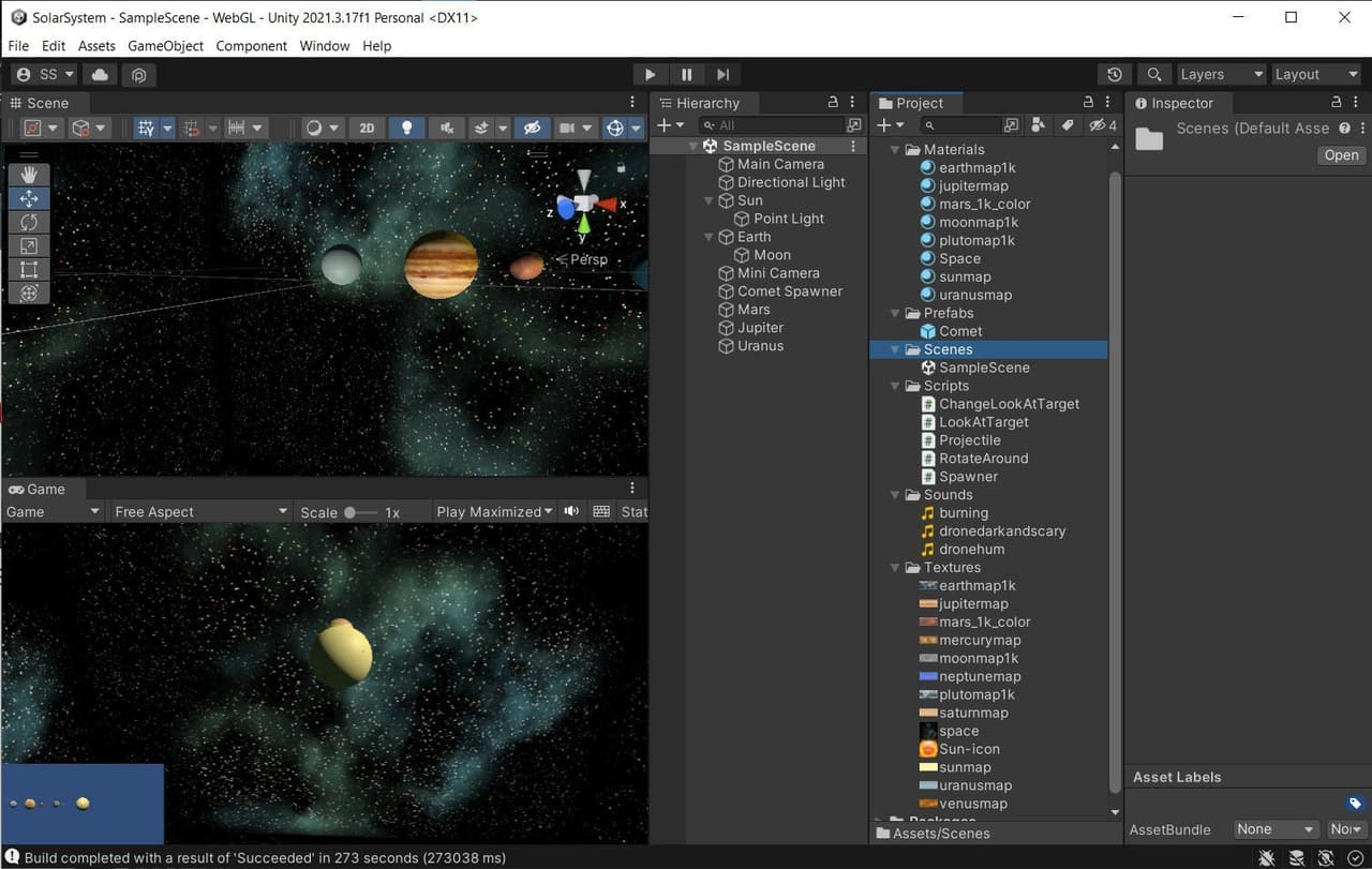 Solar System (itch) (moomoomedows) screenshot 2
