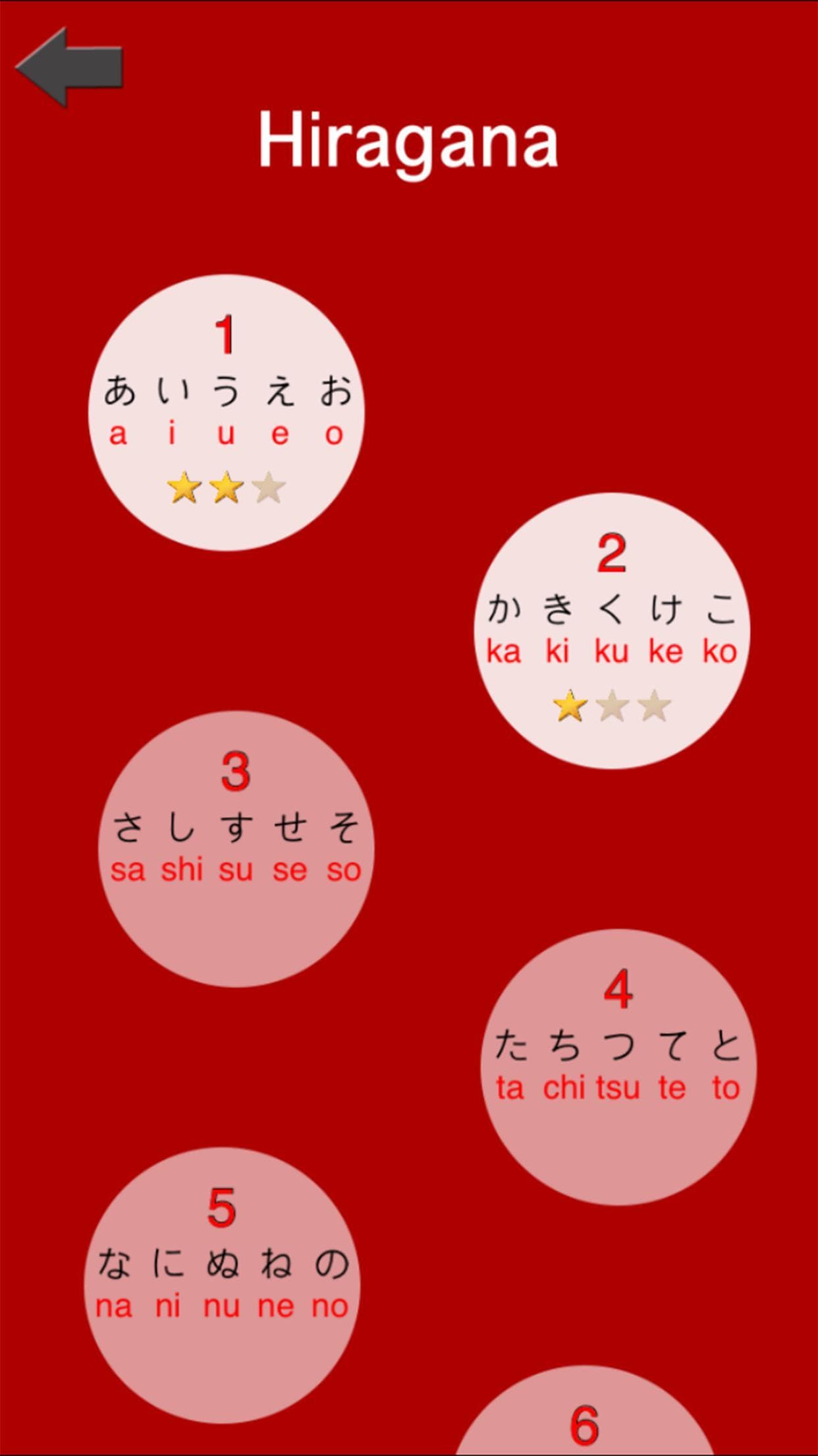 Learn Japanese-Hiragana-Romaji screenshot 2