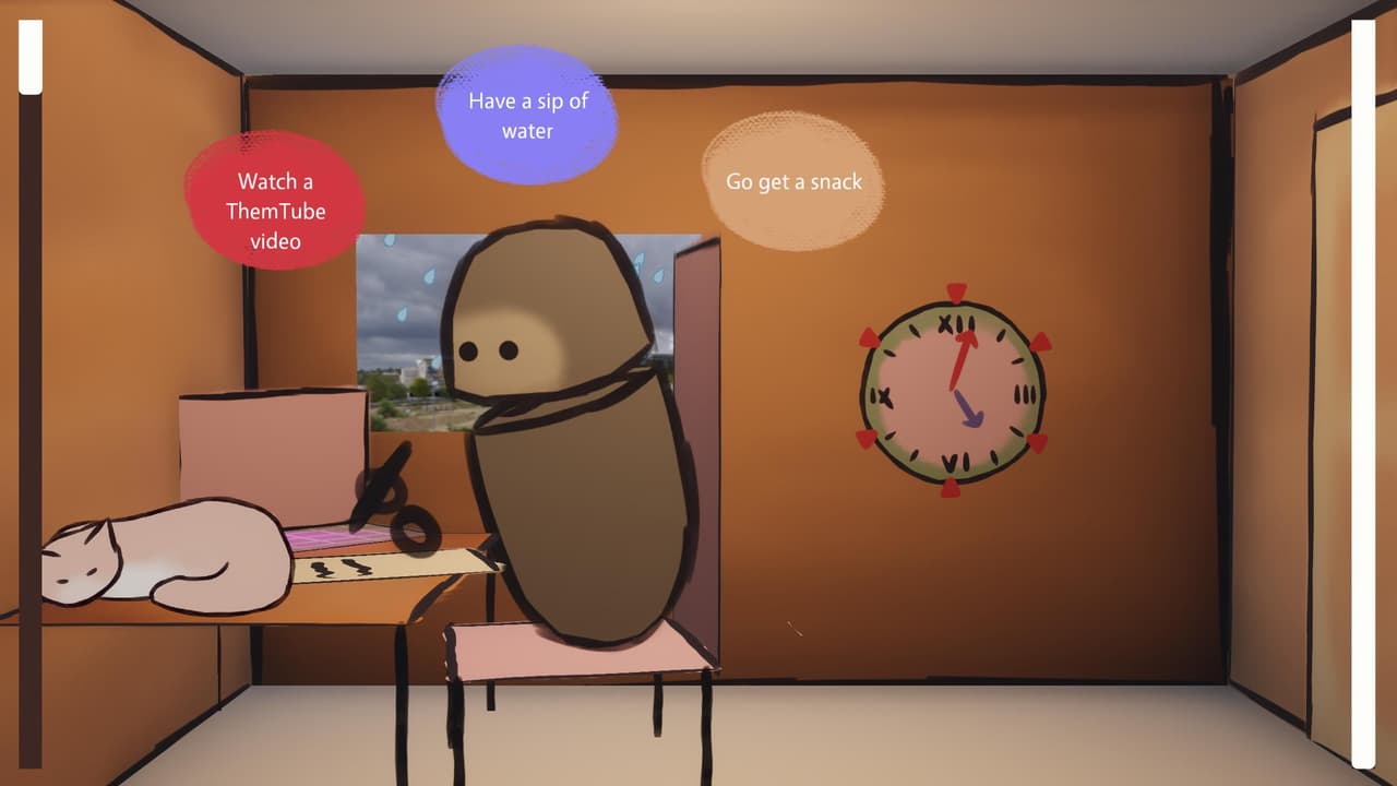 Procrastination Simulator (ffernn!, bucketfish)