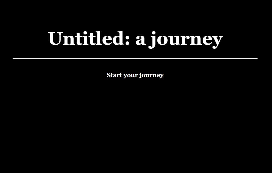 Untitled: a journey