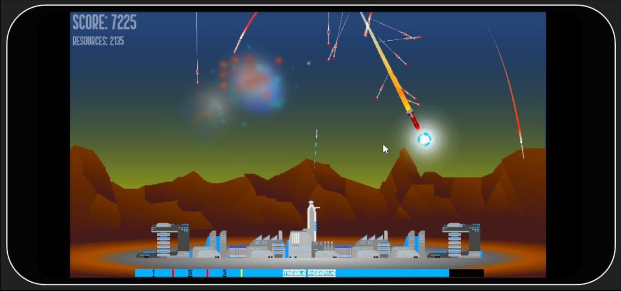 Mobile Missile Command screenshot 4