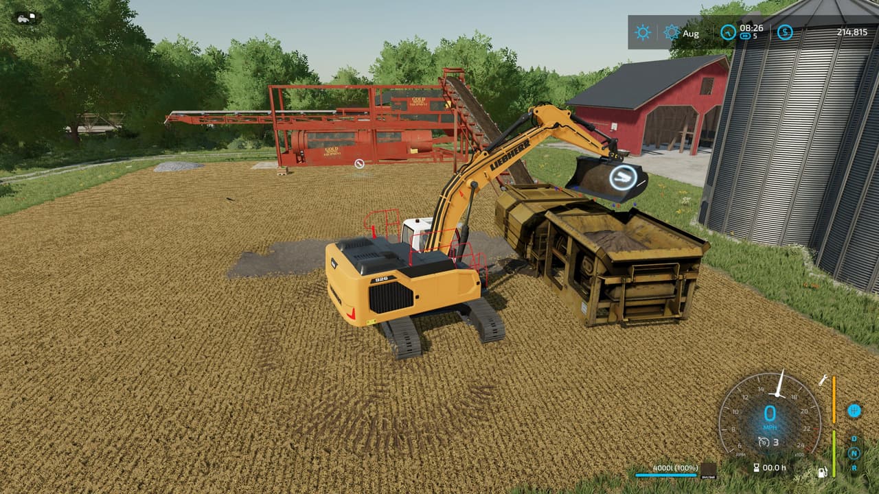 FS22 Gold Wash Plant TerraFarm Edition