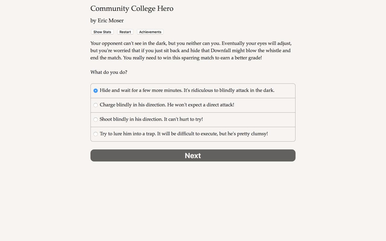 Community College Hero: Trial by Fire screenshot 2