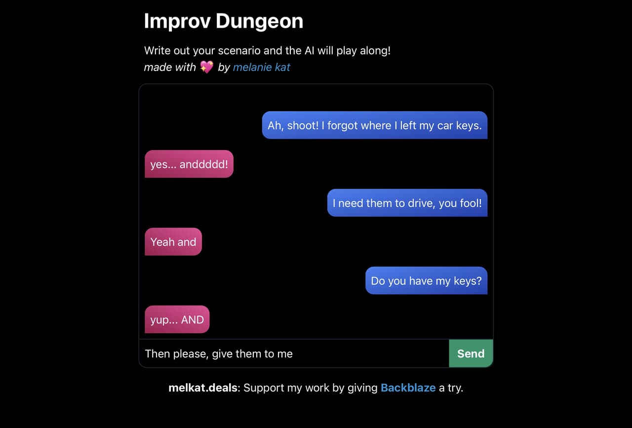 Improv Dungeon screenshot 2