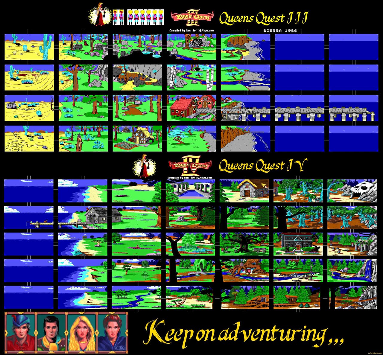 Queens Quest 3-4 - Kings Quest 3-4 AGI Hack