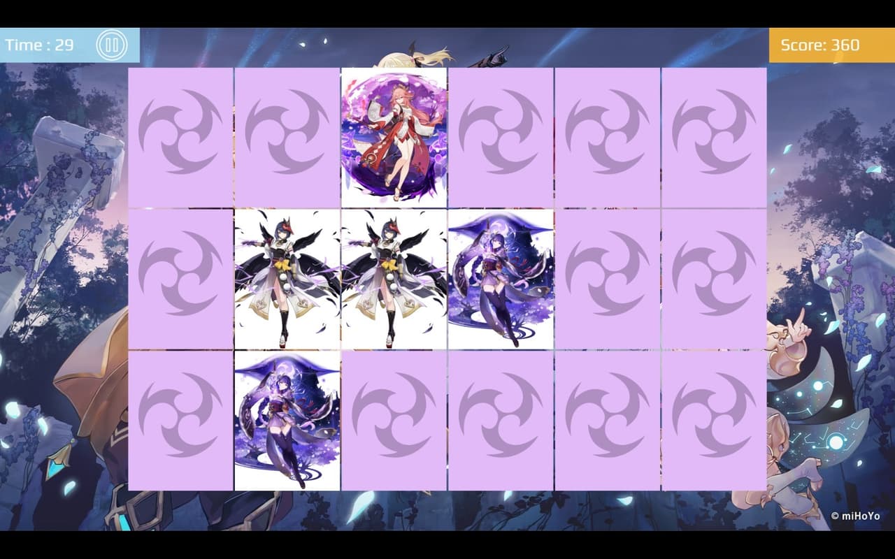 Teyvat Memory Cards screenshot 4