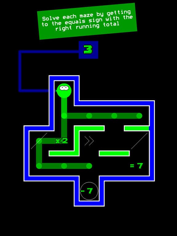 Numplussed - Number Puzzle Maze screenshot 3