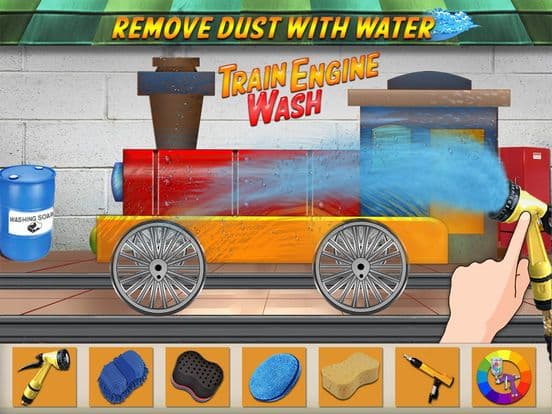 Train Engine Wash: Toddler Train Sim screenshot 3