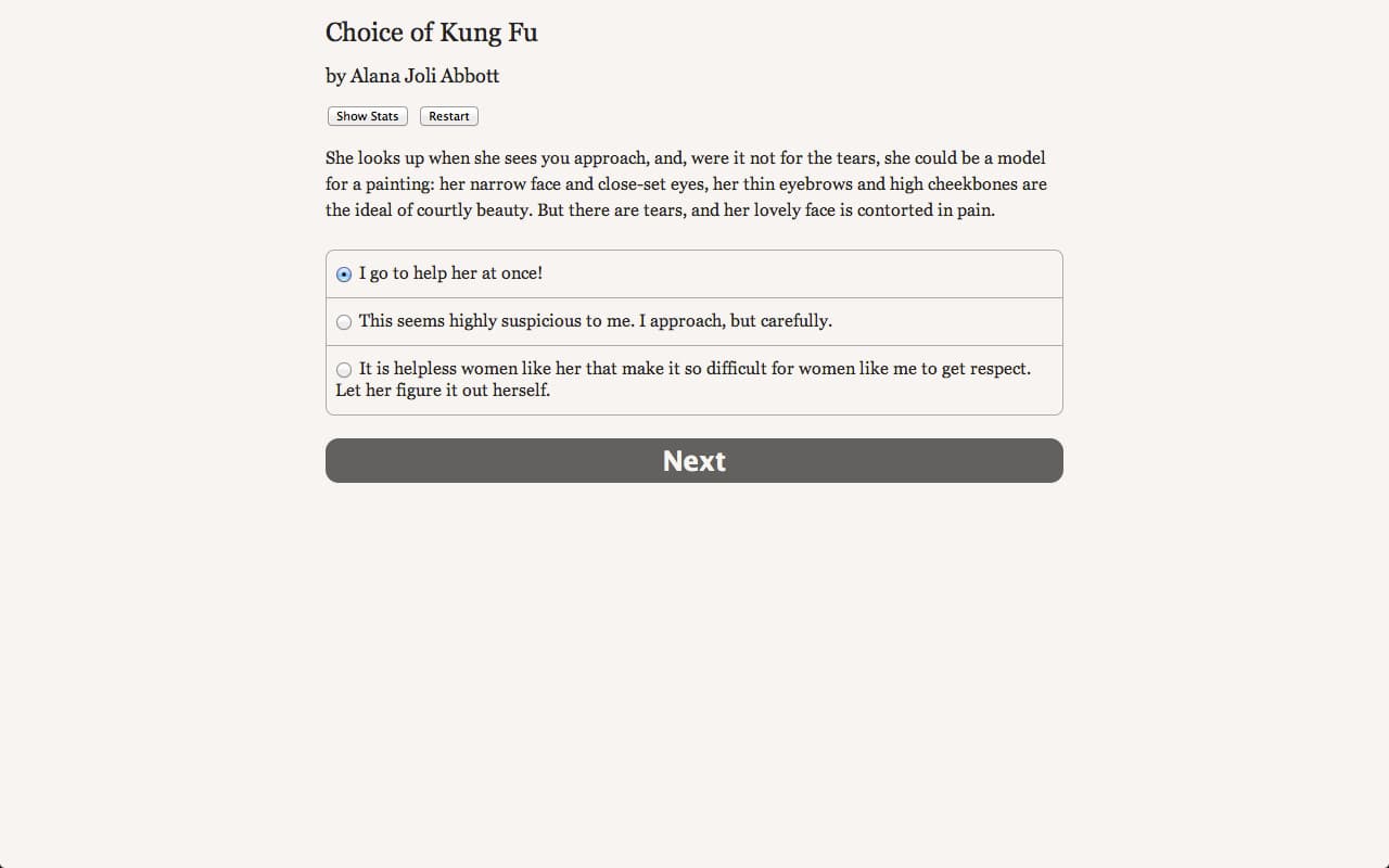 Choice of Kung Fu screenshot 3