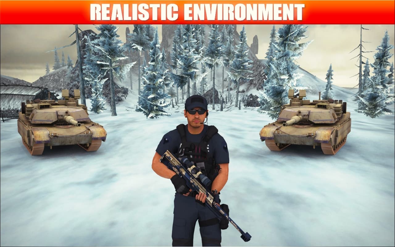 Mountain Sniper Shooting Pro– Sniper Shooting Wars screenshot 3
