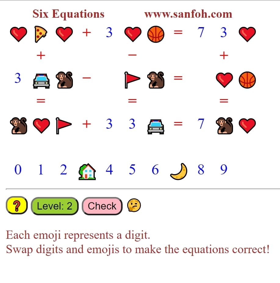 The Six Equations Game screenshot 4