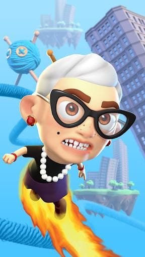 Angry Gran Up Up and Away - Jump screenshot 2