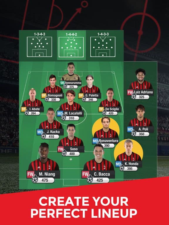 AC MILAN FANTASY MANAGER 18 screenshot 2
