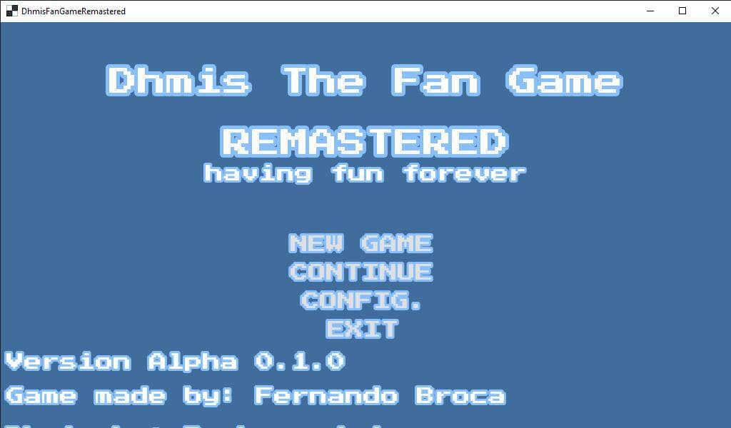 (ALPHA) Dhmis: the fan game - REMASTERED! screenshot 2