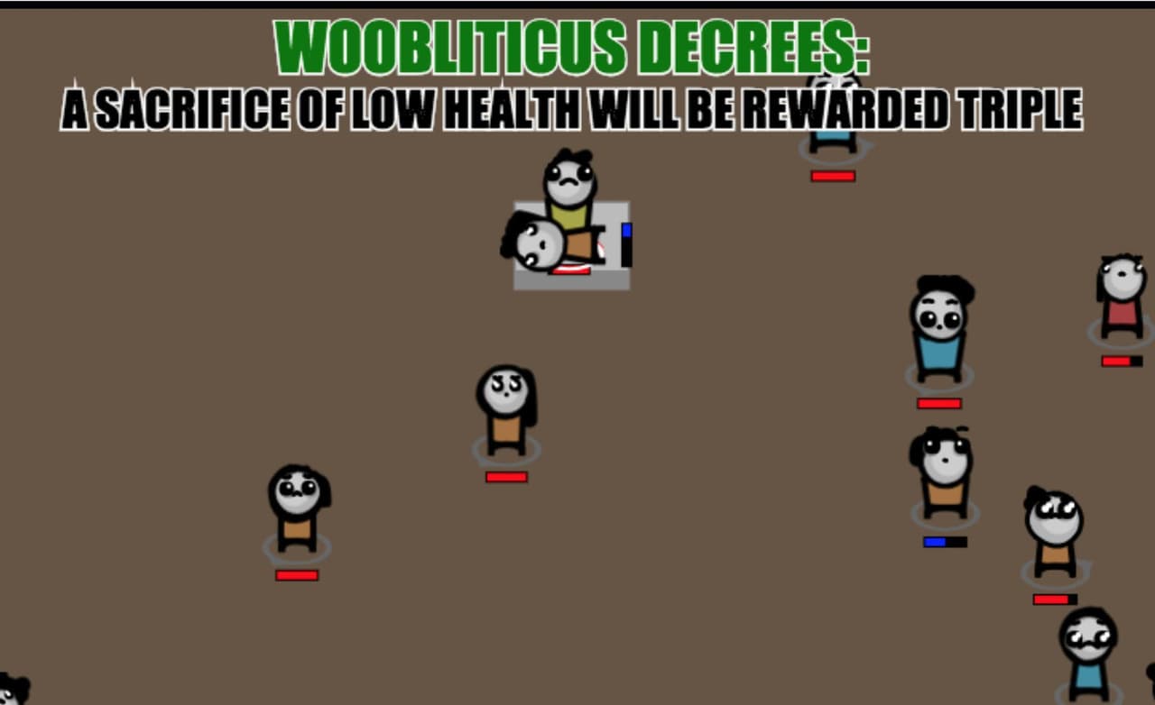 Sacrifices To Wooblicitus