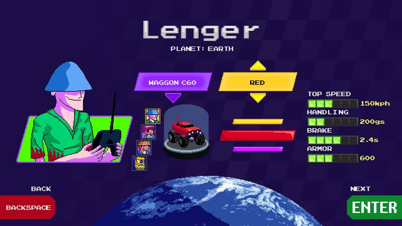 Omega Racers Prototype screenshot 3