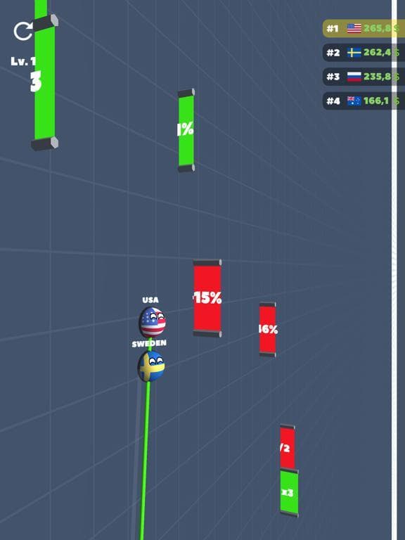 Countryball Race screenshot 2