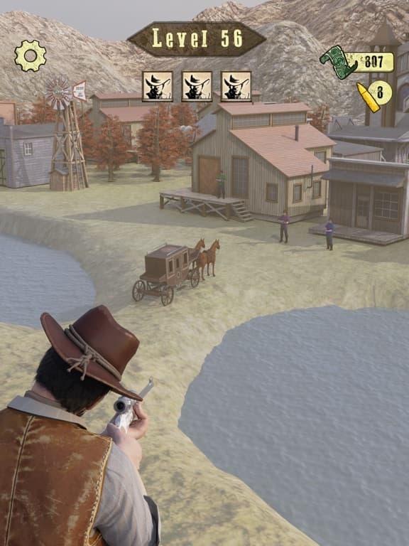 Wild West Sniper: Cowboy War screenshot 4