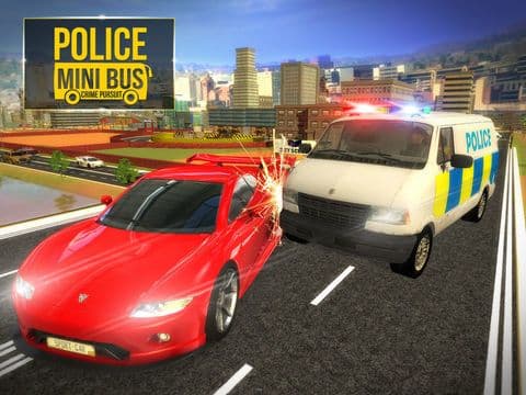 Police Mini Bus Crime Pursuit screenshot 2