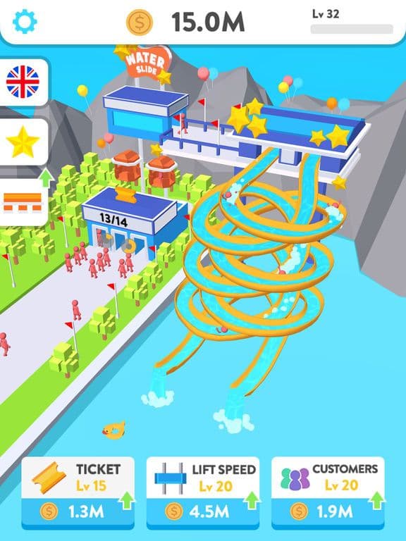 Idle Water Slide