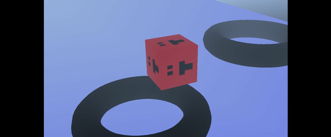 happy red cube game screenshot 3