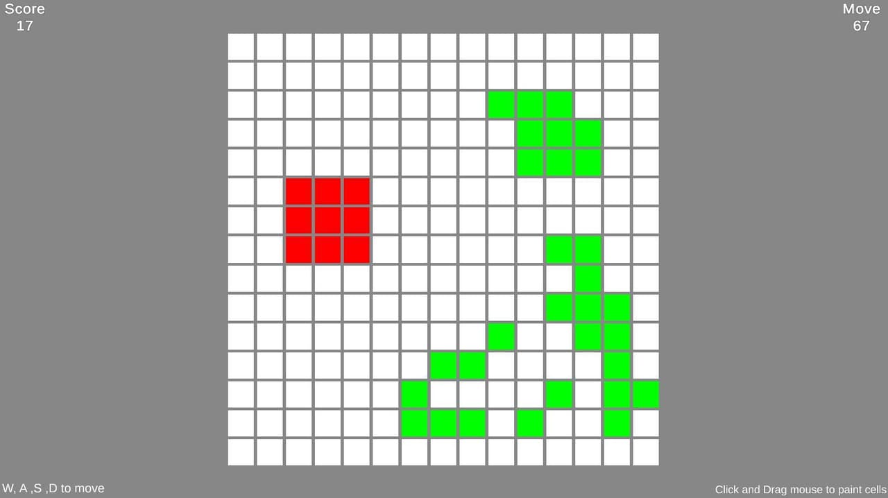 Cell Hunter (Conways Game of Life Mod)