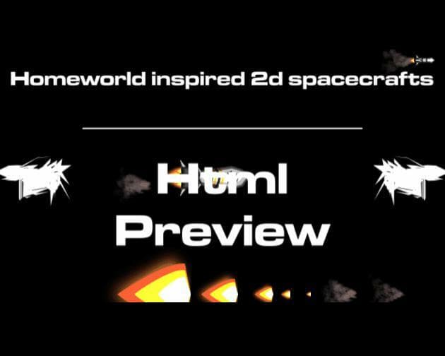 Homeworld inspired 2d Html preview