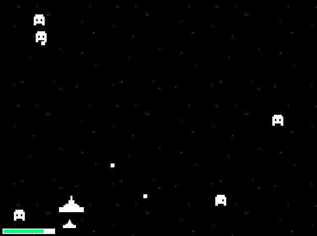 Game Maker Studio Engine: 8 Bit Space Invaders screenshot 3