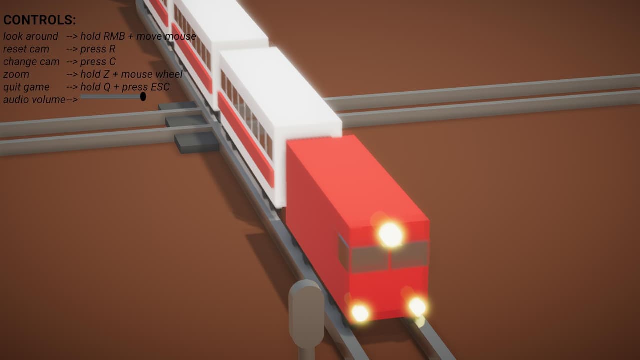 Ralaxing simple toy train
