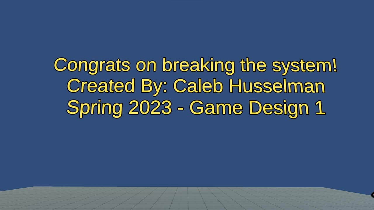 Escape - Game Design 1 Midterm