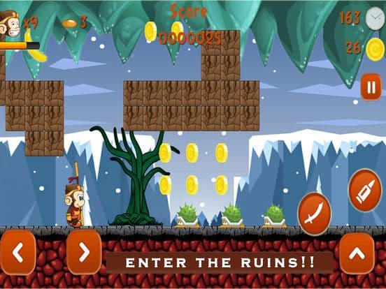 Banana Kong Adventure Run Game screenshot 2