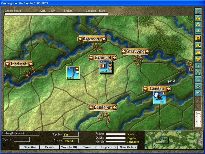 The Campaigns on the Danube 1805/1809